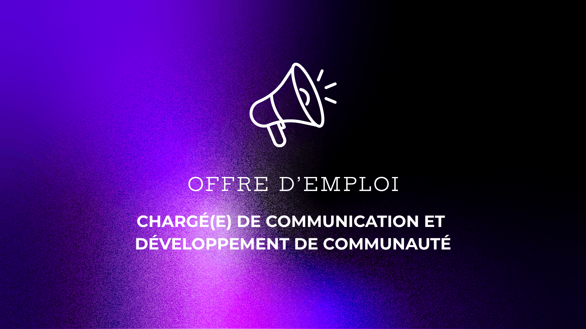 offre emploi chargé de communication
